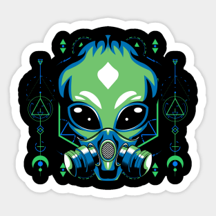 alien lover gift Sticker